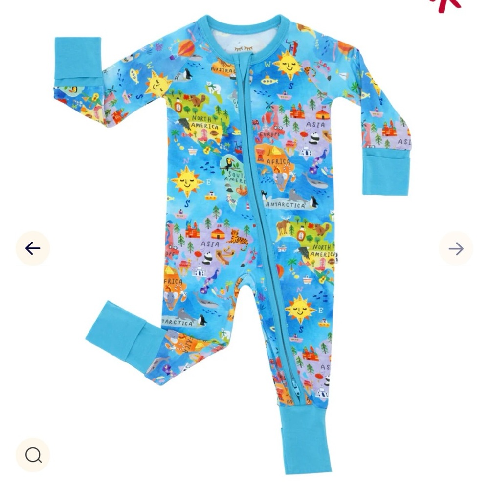 Little Sleepies Around the World Zippy - 0-3 Months